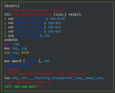 interpreter_loop setup